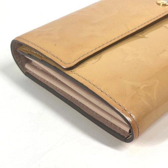 LOUIS VUITTON M90081 MonogramVernis Portefeuille-Sarah Bi-fold Flap Long Wallet - Picture 6 of 16